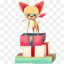 卡通可爱小动物装饰动物头像狗狗-空若网 卡通可爱小动物装饰动物头像狗狗-空若网