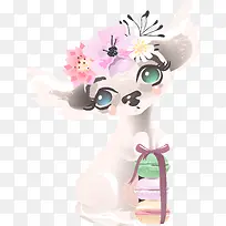 卡通可爱小动物装饰动物头像狗狗-空若网 卡通可爱小动物装饰动物头像狗狗-空若网