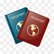矢量手绘护照样本-空若网 矢量手绘护照样本-空若网
