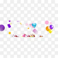 彩色糖果和气球-空若网 彩色糖果和气球-空若网