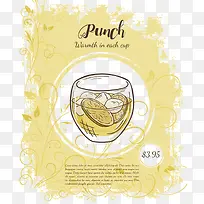 手绘柠檬冰水-空若网 手绘柠檬冰水-空若网