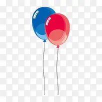 矢量扁平插画气球-空若网 矢量扁平插画气球-空若网