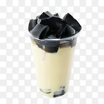 白色杯装仙草奶茶-空若网 白色杯装仙草奶茶-空若网