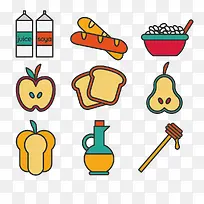 各类卡通食物-空若网 各类卡通食物-空若网