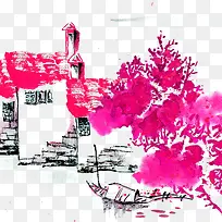 手绘建筑-空若网 手绘建筑-空若网