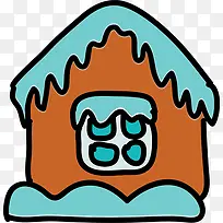 手绘卡通房子-空若网 手绘卡通房子-空若网