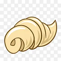 矢量卡通扁平化海螺png-空若网 矢量卡通扁平化海螺png-空若网