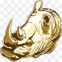 矢量犀牛插画-空若网 矢量犀牛插画-空若网