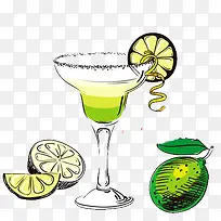 手绘果汁插画-空若网 手绘果汁插画-空若网