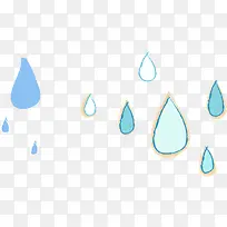 蓝色雨滴漂浮-空若网 蓝色雨滴漂浮-空若网
