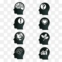 黑色人头-空若网 黑色人头-空若网