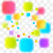 多彩方块背景-空若网 多彩方块背景-空若网