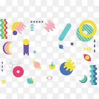 多彩抽象几何花纹-空若网 多彩抽象几何花纹-空若网