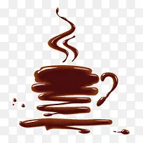 手绘创意咖啡杯子-空若网 手绘创意咖啡杯子-空若网