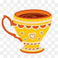 黄色古典杯子-空若网 黄色古典杯子-空若网