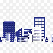 矢量大楼单色素材-空若网 矢量大楼单色素材-空若网