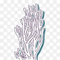 手绘海草-空若网 手绘海草-空若网