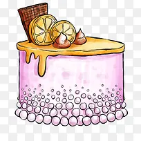 水彩风手绘生日创意造型蛋糕素材-空若网 水彩风手绘生日创意造型蛋糕素材-空若网