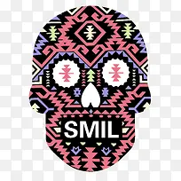 彩色的个性骷髅-空若网 彩色的个性骷髅-空若网