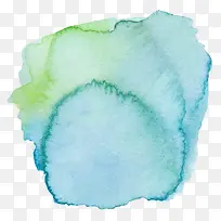 蓝黄色水彩效果-空若网 蓝黄色水彩效果-空若网