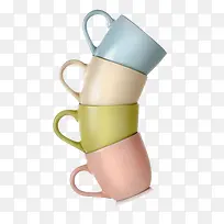 重叠的杯子-空若网 重叠的杯子-空若网