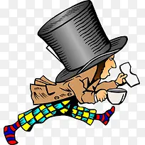 端着杯子奔跑的小矮人-空若网 端着杯子奔跑的小矮人-空若网