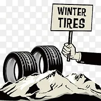 矢量图卡通车轮维修标志-空若网 矢量图卡通车轮维修标志-空若网