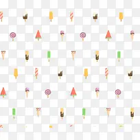 可爱冰淇淋壁纸插画矢量-空若网 可爱冰淇淋壁纸插画矢量-空若网