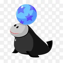 卡通海豹PNG下载-空若网 卡通海豹PNG下载-空若网