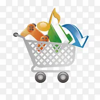 购物车矢量图标-空若网 购物车矢量图标-空若网