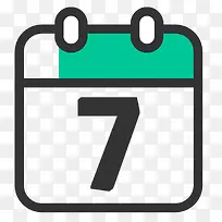 扁平化日历PNG下载-空若网 扁平化日历PNG下载-空若网