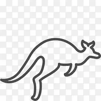 袋鼠图标-空若网 袋鼠图标-空若网