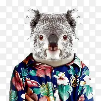 穿花衣服考拉-空若网 穿花衣服考拉-空若网