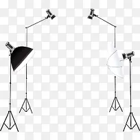 矢量手绘摄影灯-空若网 矢量手绘摄影灯-空若网