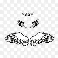 白色黑色翅膀-空若网 白色黑色翅膀-空若网