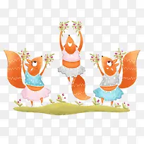 卡通可爱小动物装饰动物头像-空若网 卡通可爱小动物装饰动物头像-空若网