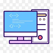扁平化电脑PNG下载-空若网 扁平化电脑PNG下载-空若网