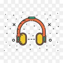 扁平化耳机PNG下载-空若网 扁平化耳机PNG下载-空若网
