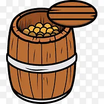 木桶装饰设计-空若网 木桶装饰设计-空若网