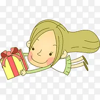 可爱礼包女孩-空若网 可爱礼包女孩-空若网