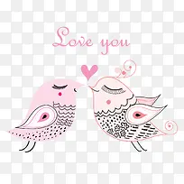 情人节爱情主题手绘矢量素材-空若网 情人节爱情主题手绘矢量素材-空若网