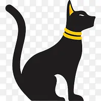 黑色矢量狗头符号-空若网 黑色矢量狗头符号-空若网