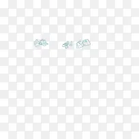 蓝色时尚鞋包勾勒线条-空若网 蓝色时尚鞋包勾勒线条-空若网