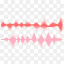 矢量粉红色声波曲线PNG图片-空若网 矢量粉红色声波曲线PNG图片-空若网