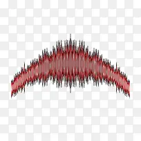 矢量红色声波曲线PNG图片-空若网 矢量红色声波曲线PNG图片-空若网