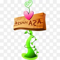 可爱藤蔓路标毕业季-空若网 可爱藤蔓路标毕业季-空若网