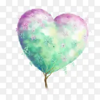 创意爱心树-空若网 创意爱心树-空若网