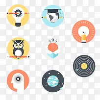 思考类创意图标-空若网 思考类创意图标-空若网