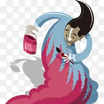 卡通搞笑插画-空若网 卡通搞笑插画-空若网