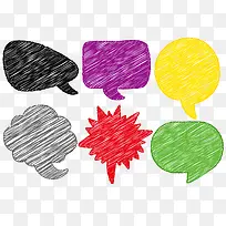 彩色简笔画对话框-空若网 彩色简笔画对话框-空若网